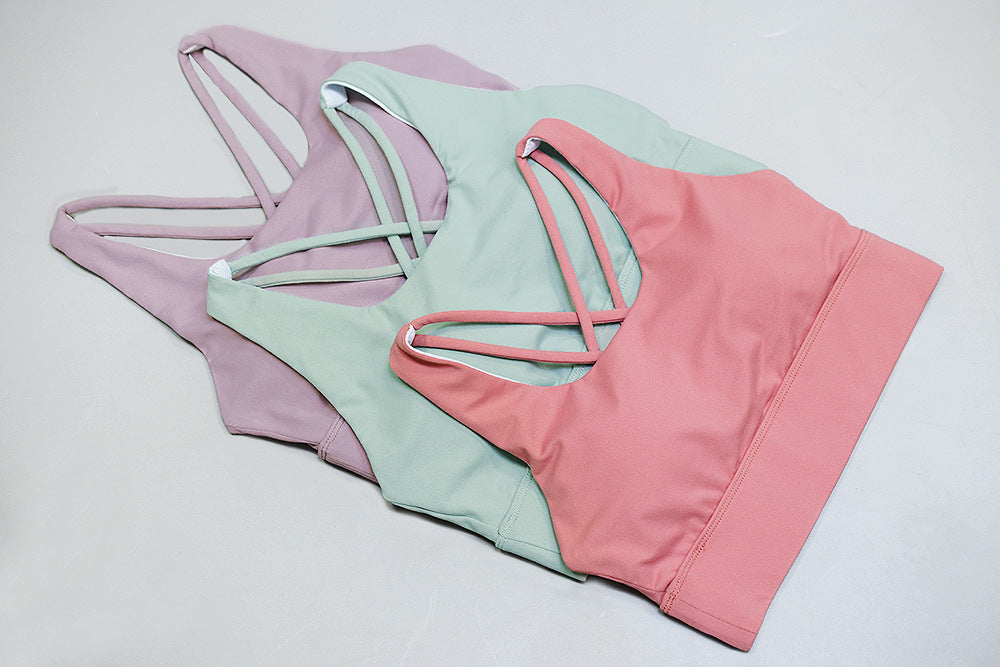 Sports bra female fitness running underwear