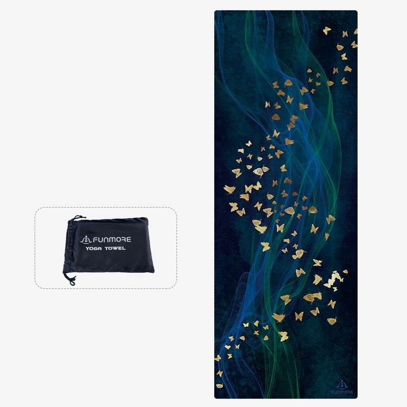 Portable professional yoga mat drape non-slip yoga blanket