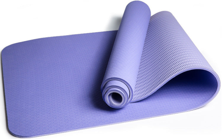 Lengthened Non-Slip Two-Color Yoga Mat Fitness Mat