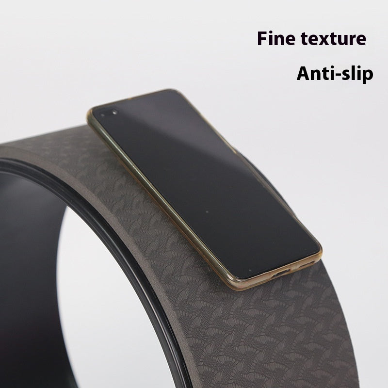TPE Printing Yoga Wheel Home Non-slip Bodybuilding Slimming Waterproof Shock Absorption Accessories