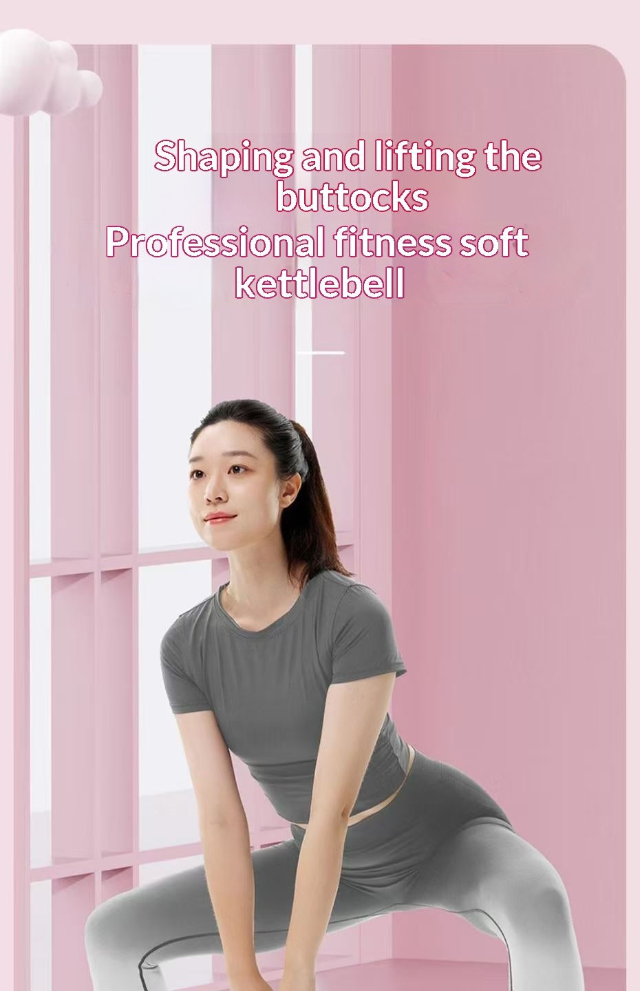 Home Gym Shaping  Strength Training Squats Arm Exercises Soft-Base Dumbbells