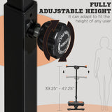 Foldable Ab Twister Board for Waist Trimming with LCD Display, Ab Workout Equipment for Women and Men, Orange